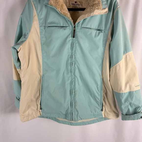 Woolrich Women's Mint and Cream Jacket Size:L - Picture 4 of 14